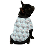Lovely Sea Otter Pattern All Over Print Pet Dog Round Neck Fuzzy Shirt
