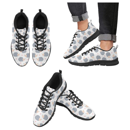 Hedgehog Pattern Print Design 04 Men's Breathable Sneakers ( Model 055)