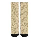 hand drawn peanuts pattern Crew Socks