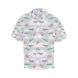 Helicopter plane pattern Men's All Over Print Hawaiian Shirt