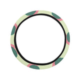 Snail Pattern Print Design 04 Car Steering Wheel Cover