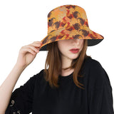 red rooster chicken cock pattern Unisex Bucket Hat