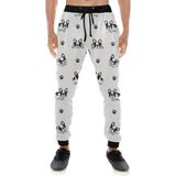 Cute french bulldog paw pattern Unisex Casual Sweatpants