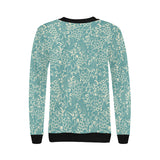 Classic Hand drawn Grape pattern Women's Crew Neck Sweatshirt