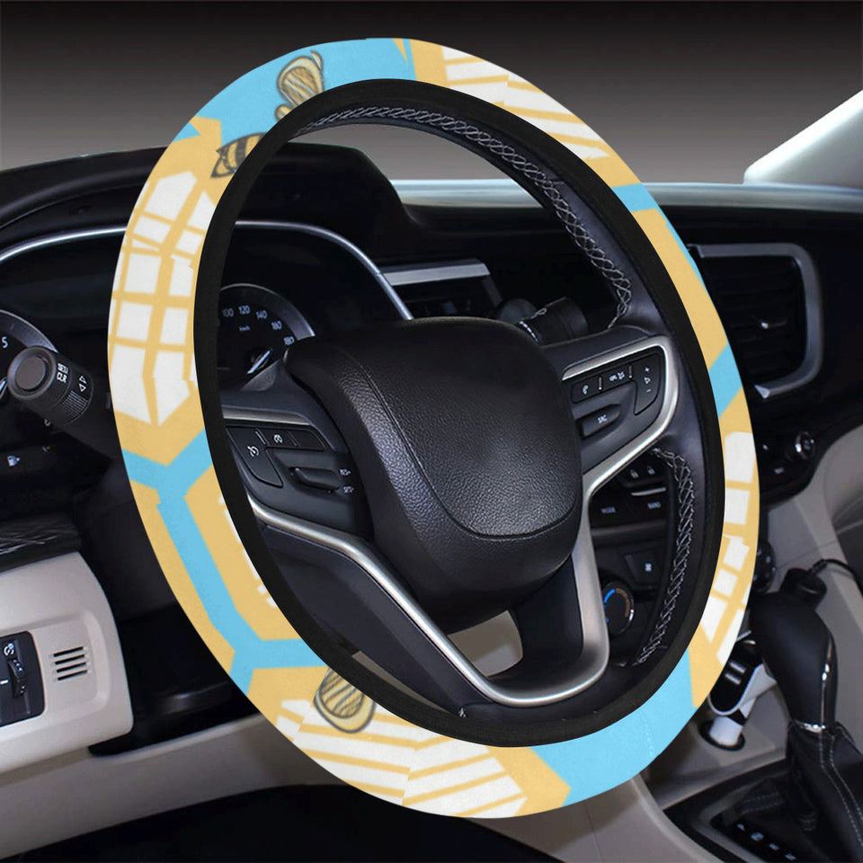 Bee honeycomb pattern Car Steering Wheel Cover
