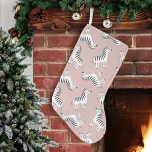 Cute zebra pattern Christmas Stocking
