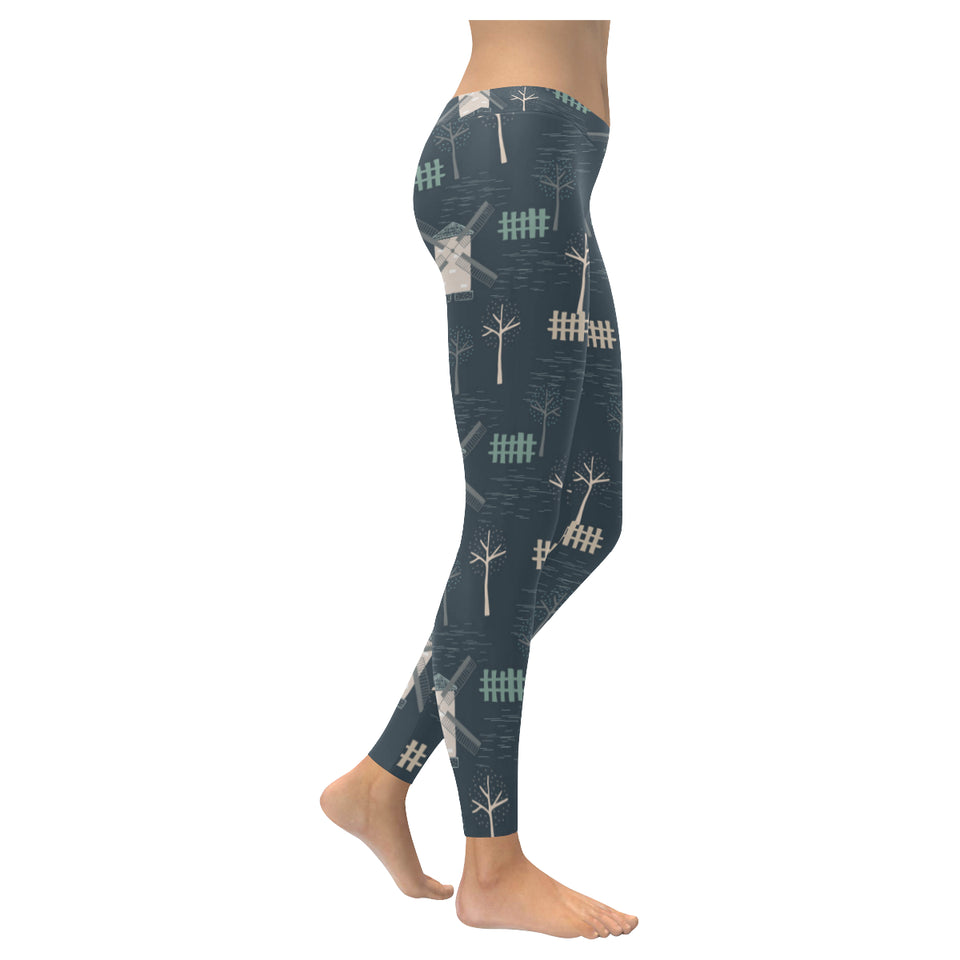 windmill tree pattern Women's Legging Fulfilled In US