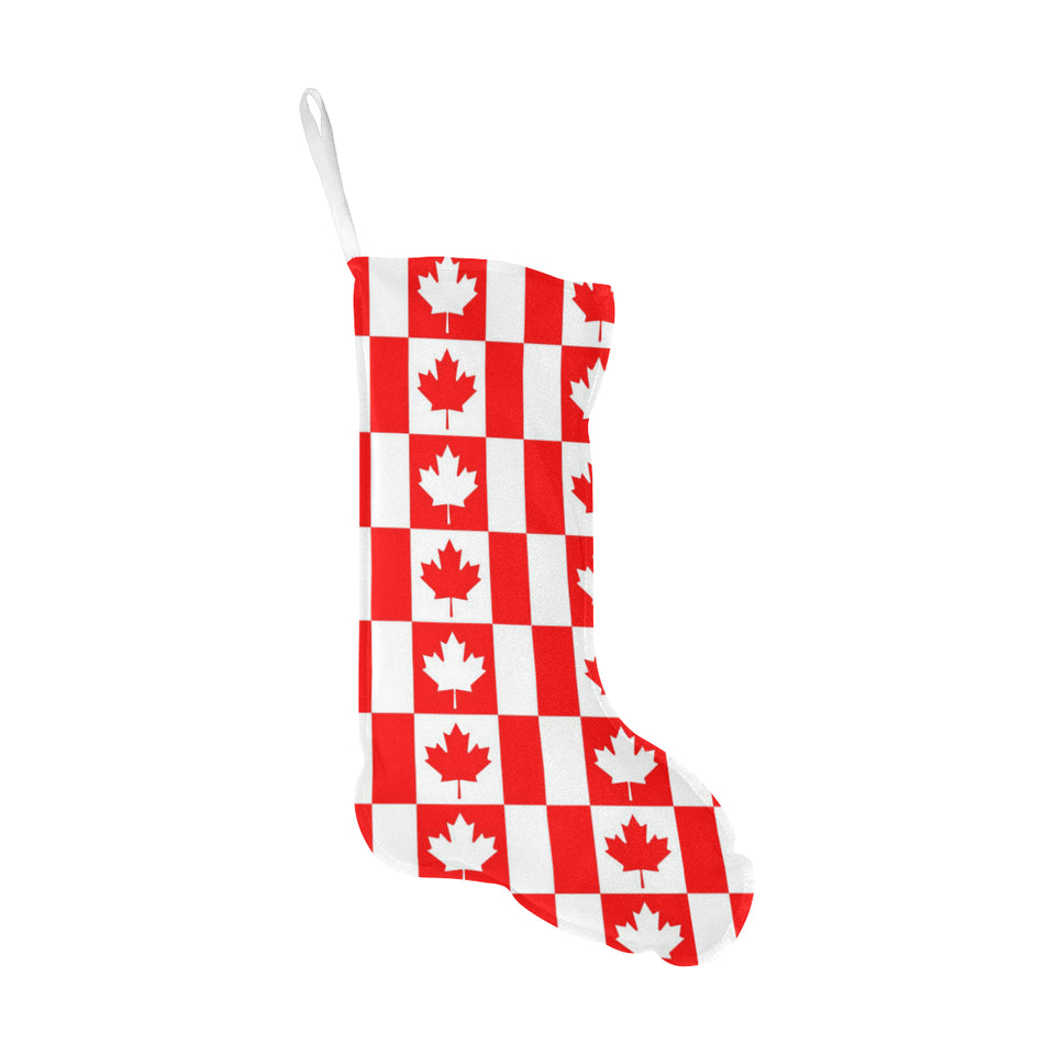 Canada Pattern Print Design 05 Christmas Stocking