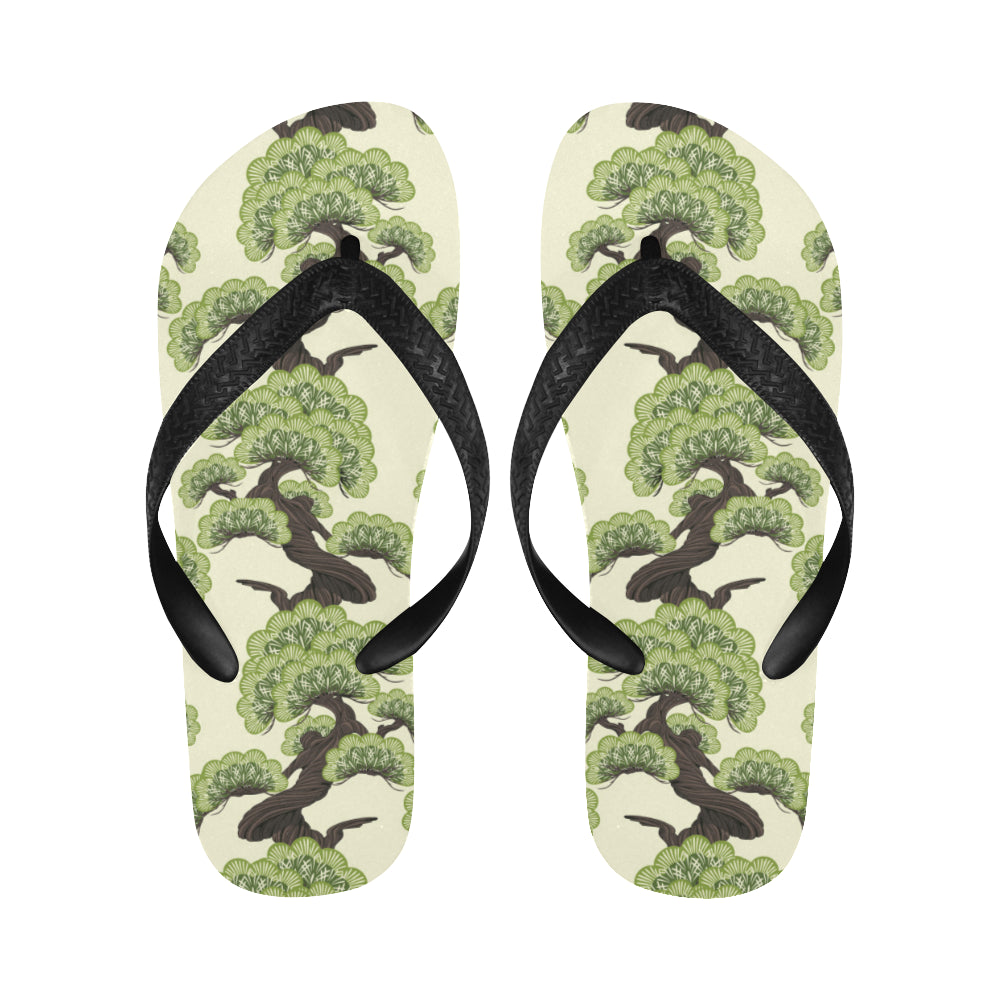Bonsai pattern Unisex Flip Flops
