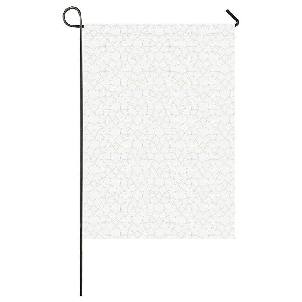 arabic white pattern House Flag Garden Flag