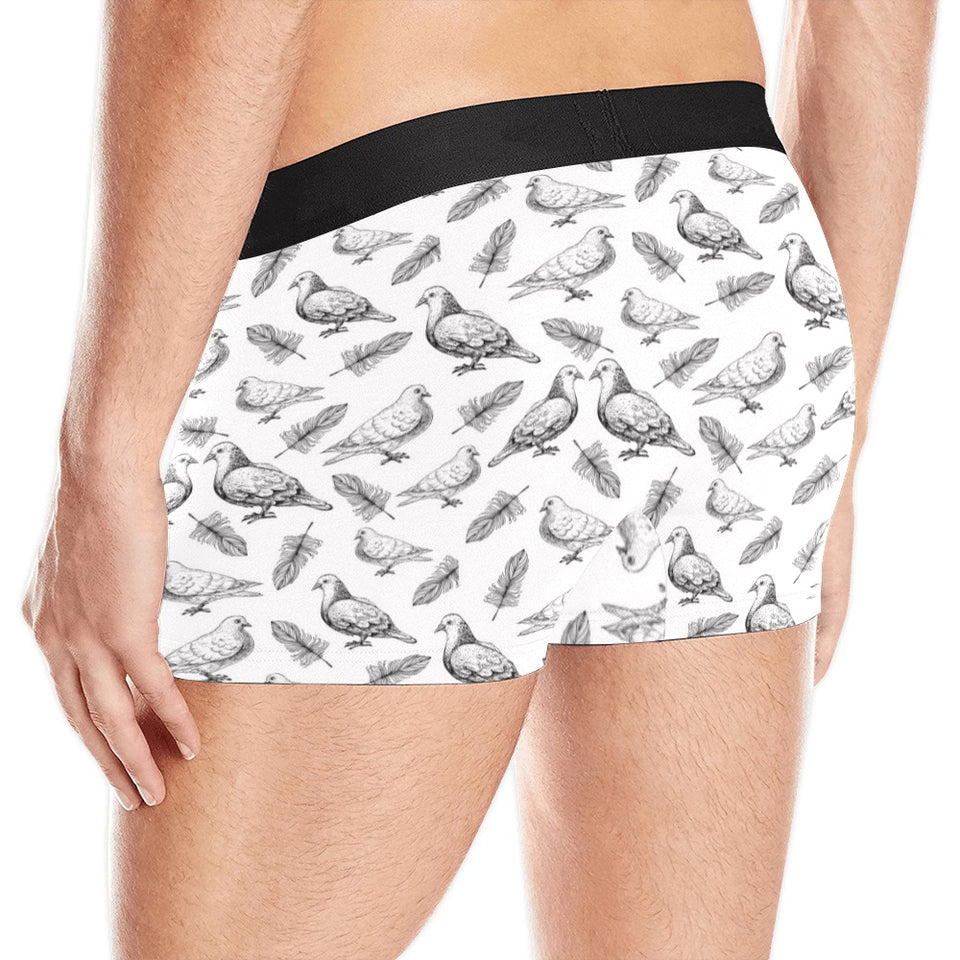 Pigeon Pattern Print Design 05 Men's All Over Print Boxer Briefs Men's Underwear