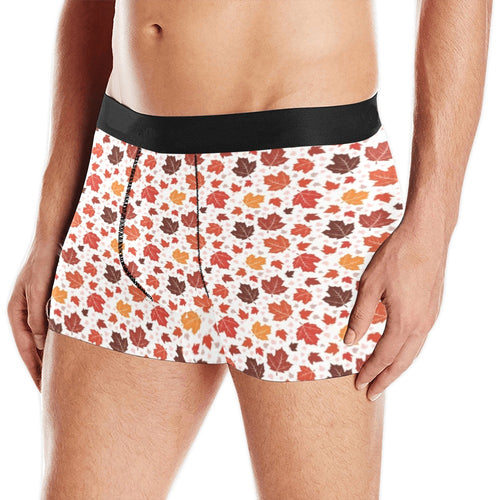 Colorful Maple Leaf pattern Men's All Over Print Boxer Briefs Men's Underwear