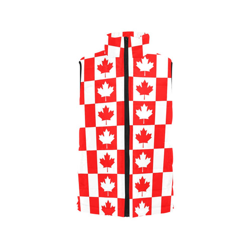 Canada Pattern Print Design 05 Men's Padded Vest