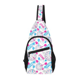 Darts Pattern Print Design 01 All Over Print Chest Bag
