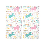 Colorful unicorn pattern Gauze Curtain
