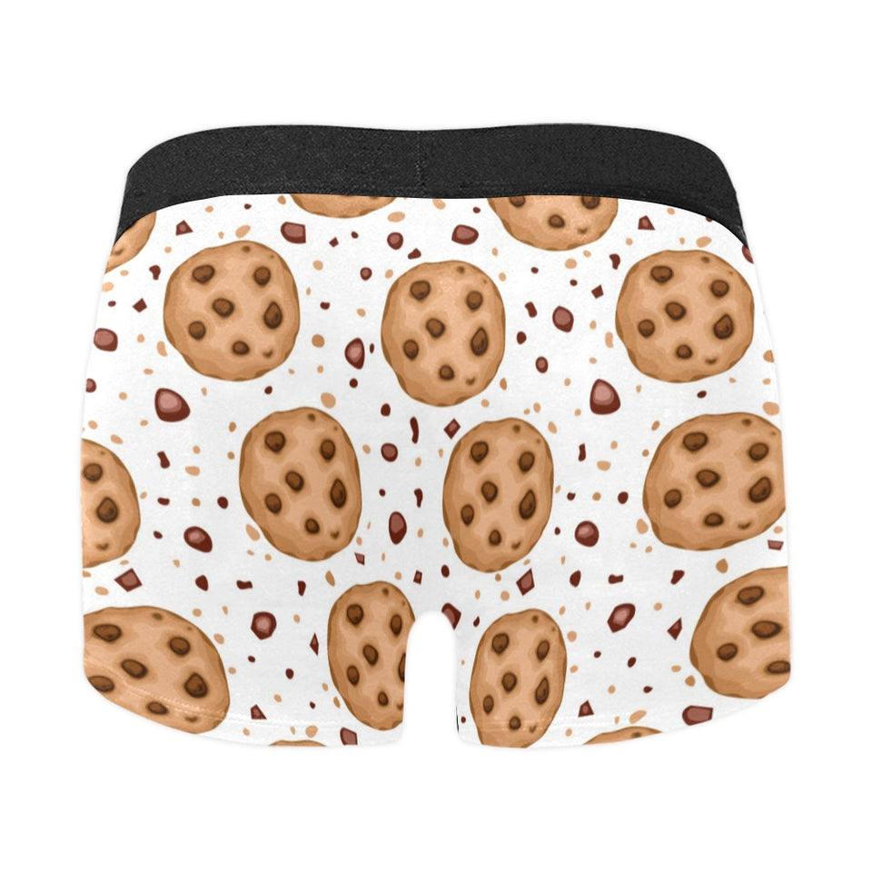 chocolate chip cookie pattern Men's All Over Print Boxer Briefs Men's Underwear