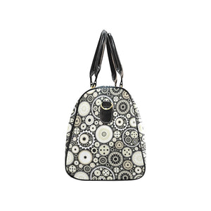 Gear Pattern Print Design 02 Travel Bag