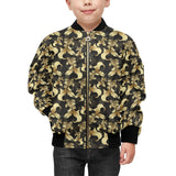 Goldfish Pattern Print Design 01 Kids' Boys' Girls' Bomber Jacket