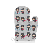 Cute ninja pattern Heat Resistant Oven Mitts