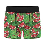 Watermelons tropical palm leaves pattern backgroun Men's All Over Print Boxer Briefs Men's Underwear