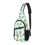 Helicopter design pattern All Over Print Chest Bag
