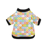 Chemistry Periodic Table Pattern Print Design 01 All Over Print Pet Dog Round Neck Fuzzy Shirt