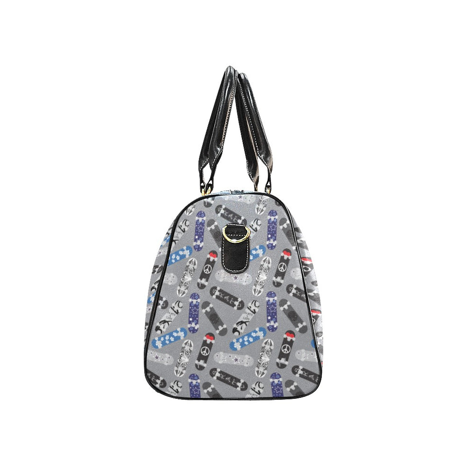 Skate Board Pattern Print Design 03 Travel Bag