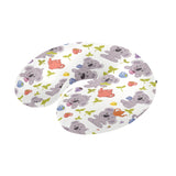 Cute koalas teapots tea U-Shaped Travel Neck Pillow