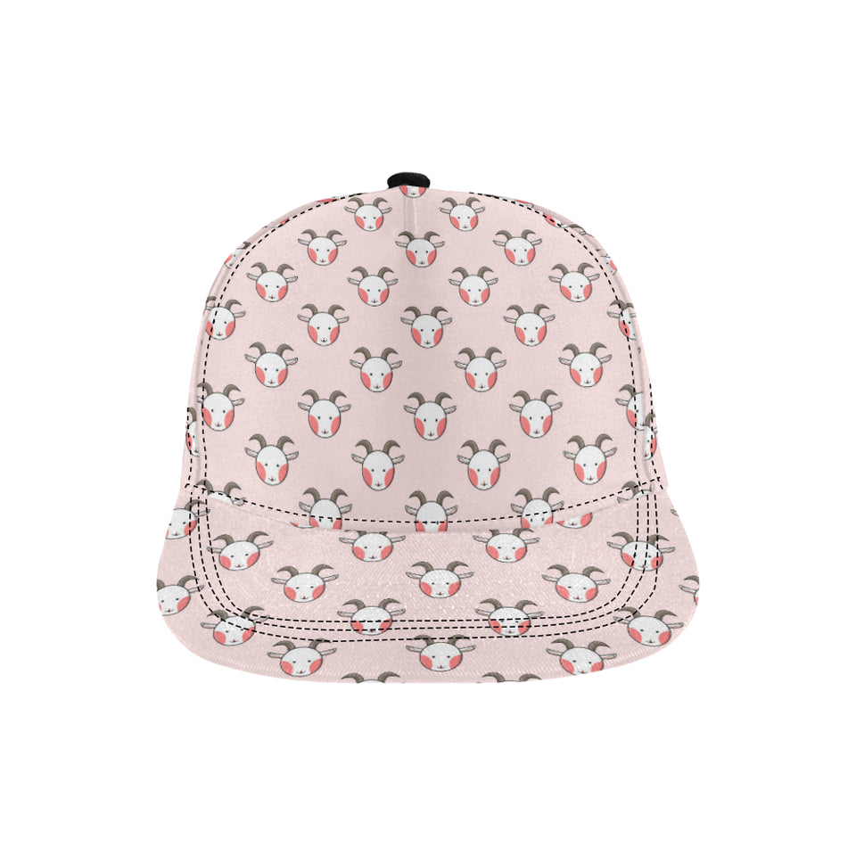 Cute goat pattern All Over Print Snapback Cap