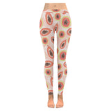 papaya leaves pattern Women's Legging Fulfilled In US