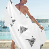 Billiard Ball Pattern Print Design 03 Beach Towel