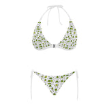 Sketch funny frog pattern Sexy Bikinis Two-Piece Swimsuits