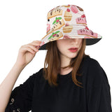 Cake cupcake sweets pattern Unisex Bucket Hat