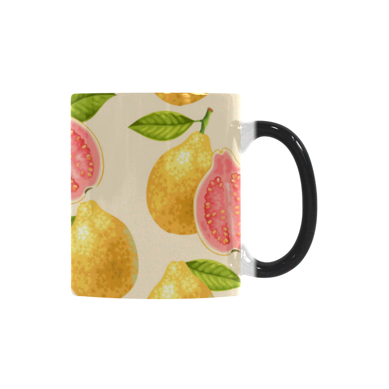 Beautiful guava pattern Morphing Mug Heat Changing Mug