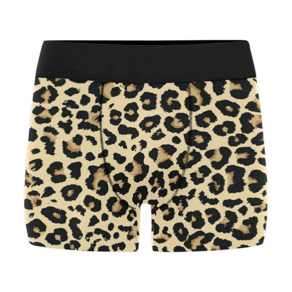 Leopard print design pattern Men's All Over Print Boxer Briefs Men's Underwear