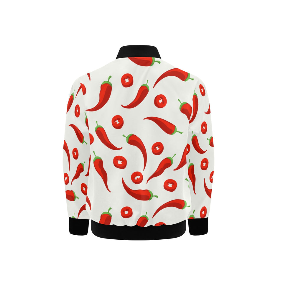 Chili pattern Kids' Boys' Girls' Bomber Jacket