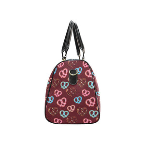 Pretzels Pattern Print Design 05 Travel Bag