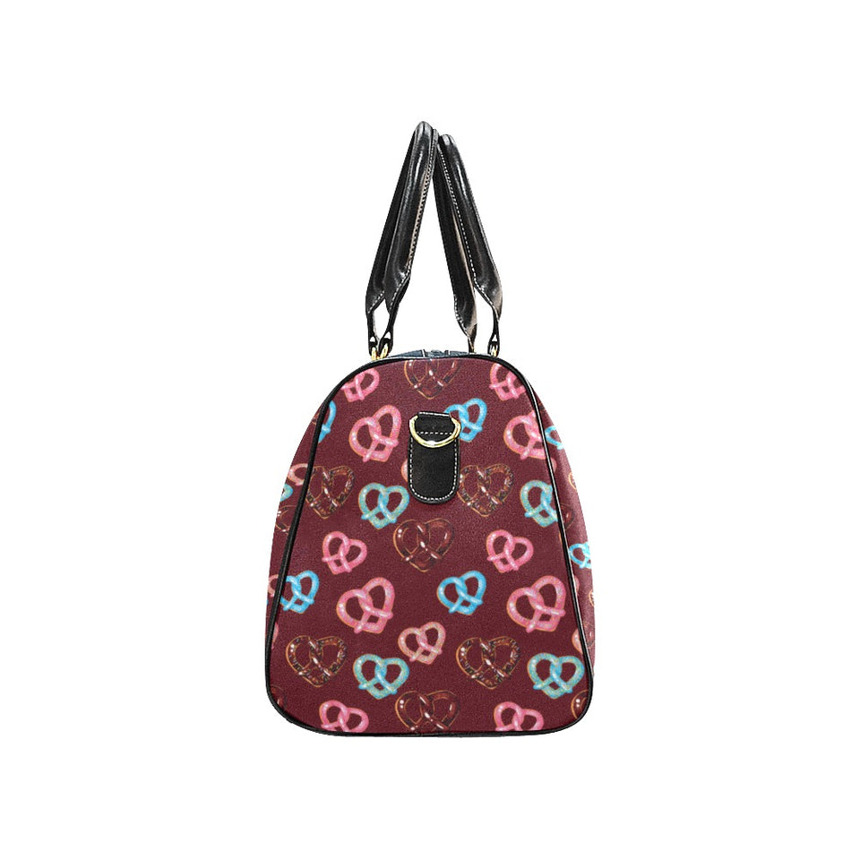Pretzels Pattern Print Design 05 Travel Bag