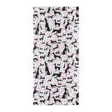 Greyhound Pattern Print Design 02 Beach Towel