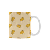 Cheese pattern Classical White Mug (Fulfilled In US)