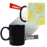 slice of lemon pattern Morphing Mug Heat Changing Mug