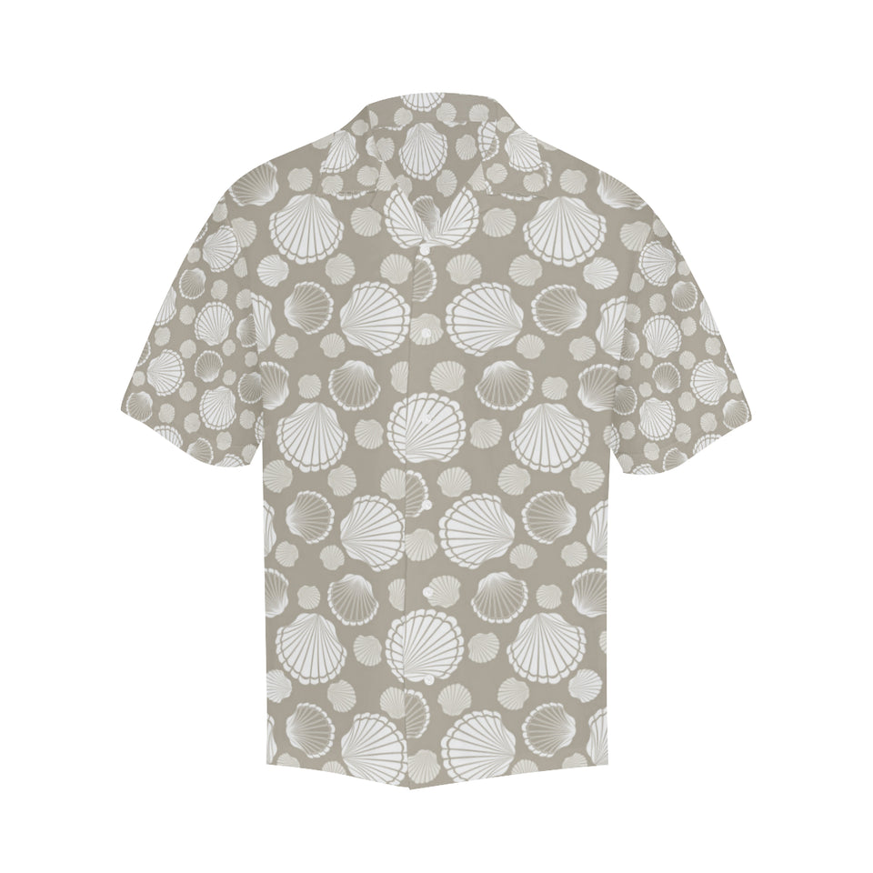 Scallop shell pattern Men's All Over Print Hawaiian Shirt