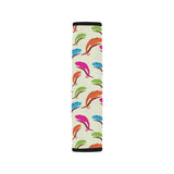 Colorful Chameleon lizard pattern Car Seat Belt Cover