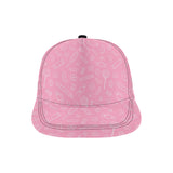 Sweet candy pink background All Over Print Snapback Cap