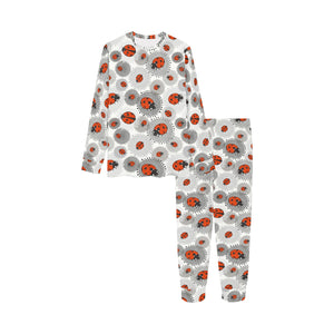 Ladybug Pattern Print Design 05 Kids' Boys' Girls' All Over Print Pajama Set