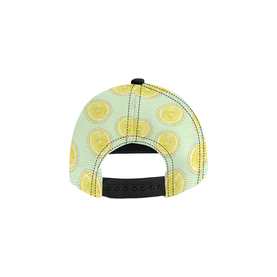 slice of lemon pattern All Over Print Snapback Cap