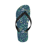 butterfly leaves pattern Unisex Flip Flops