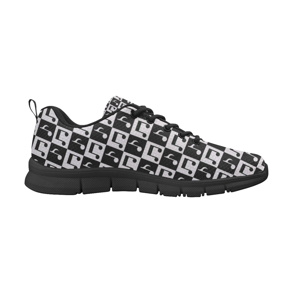 Music Notes Pattern Print Design 01 Women's Sneaker Shoes