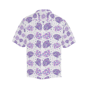 Hedgehog Pattern Print Design 05 Men's All Over Print Hawaiian Shirt (Model T58)