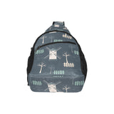 windmill tree pattern All Over Print Chest Bag